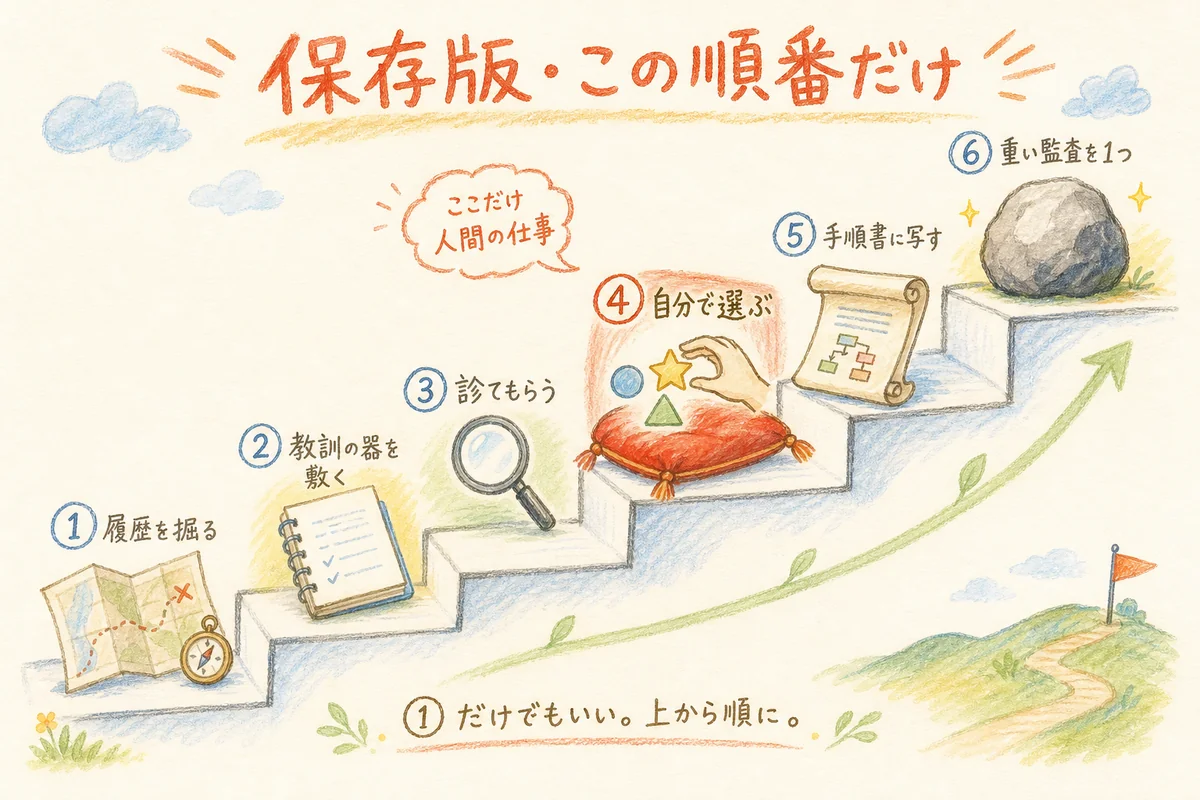 保存版・この順番だけ