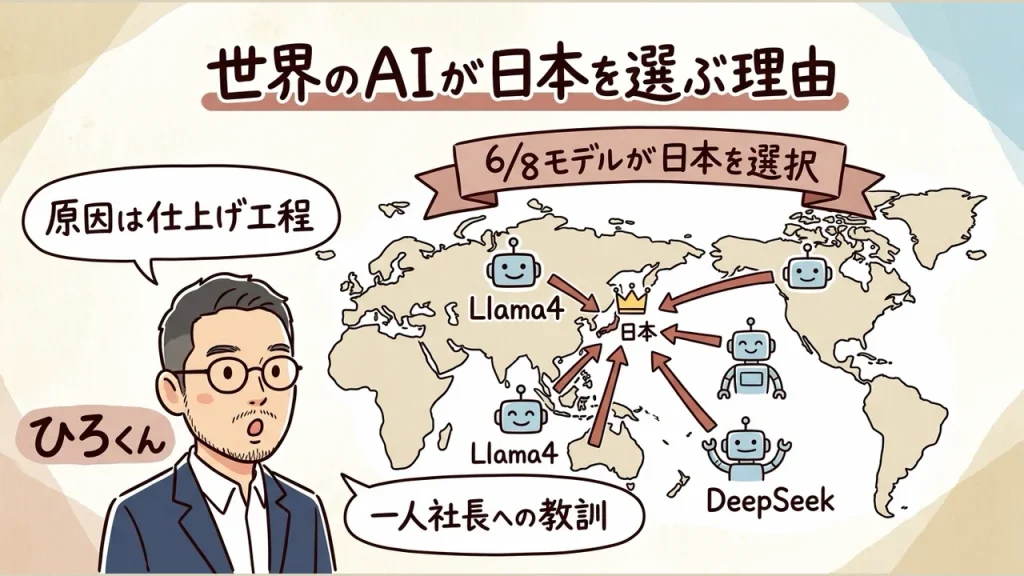 世界のAIが日本を選ぶ理由の全体図解