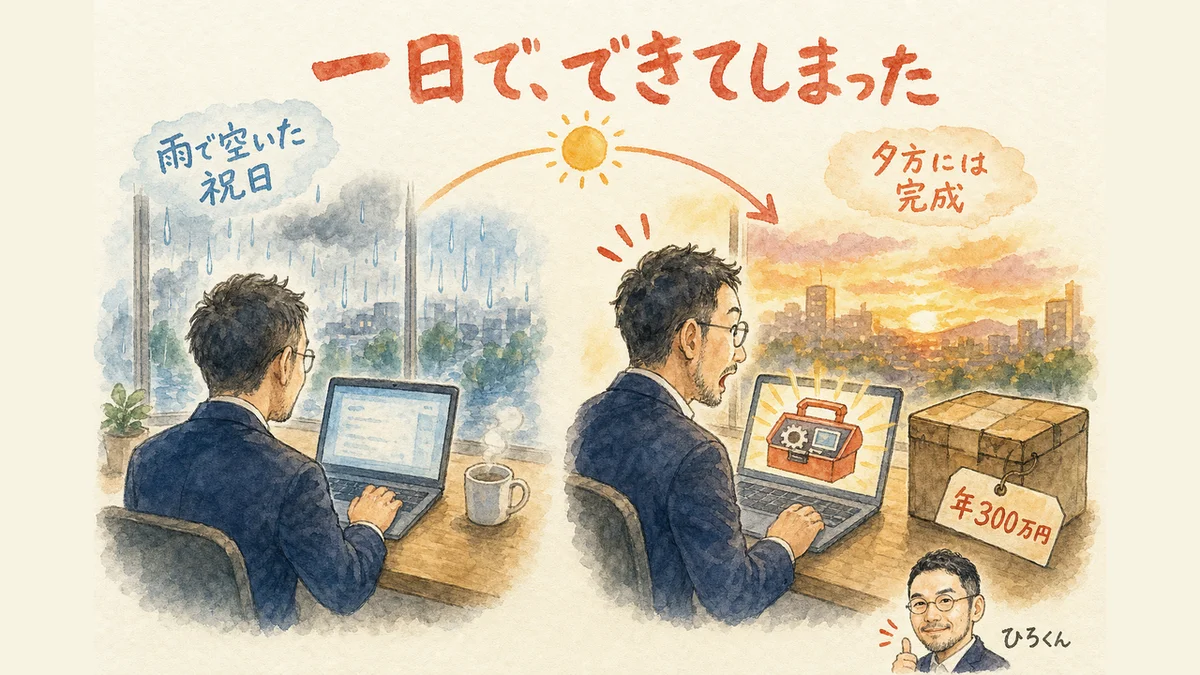 一日でできてしまった 図解グラレコ