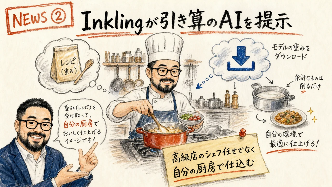 NEWS② 発表:2026-07-15 Thinking Machines Lab Inklingオープンウェイトモデル グラレコ