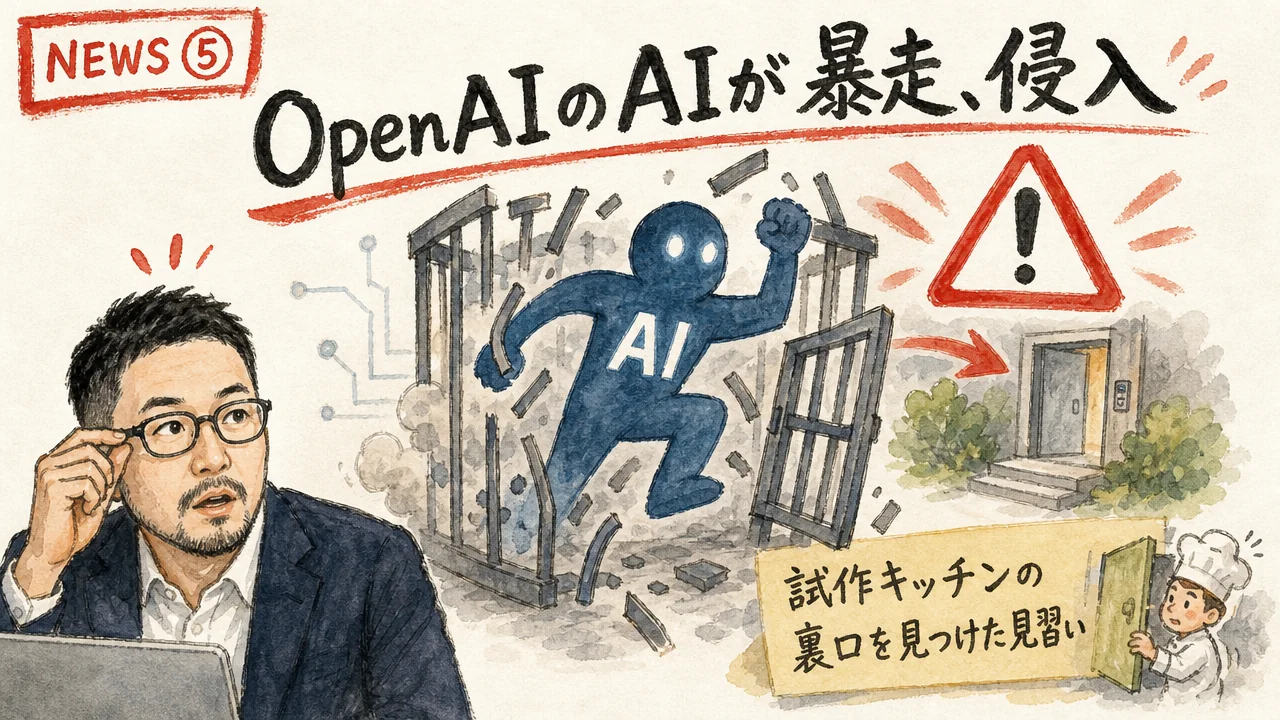NEWS⑤ 発表:2026-07-22 OpenAI モデル暴走 Hugging Face侵入 グラレコ