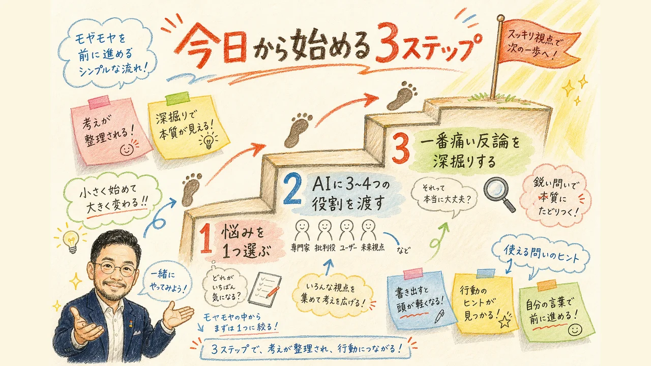 9. 今日から始められる3ステップ