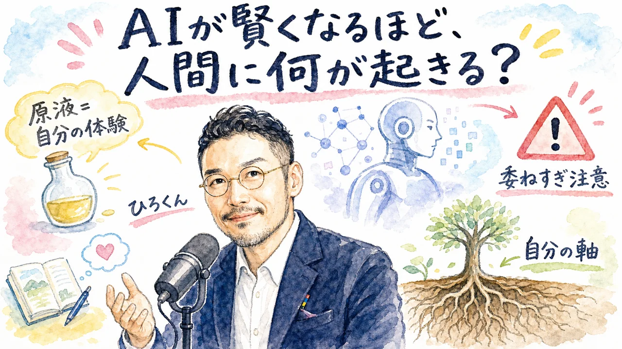 AIが賢くなるほど、人間に何が起きるのか