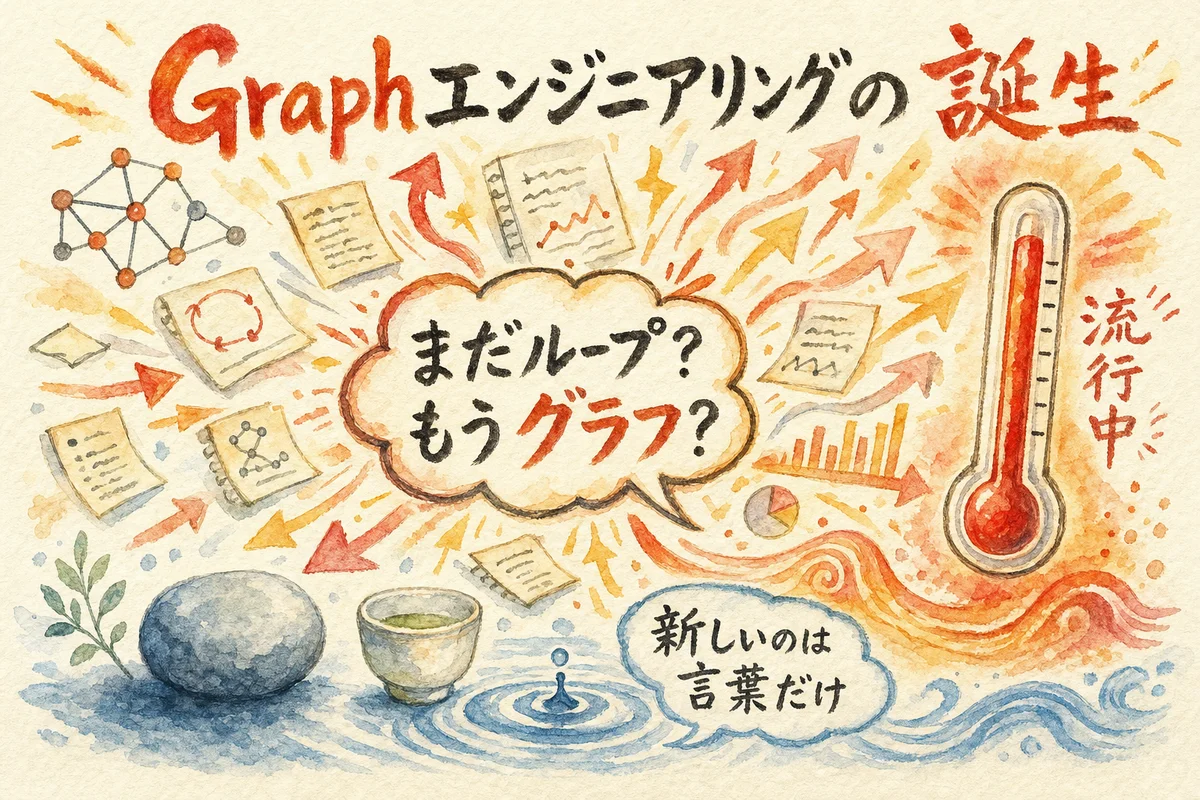 「まだループ？もうグラフ？」の一行から始まった流行