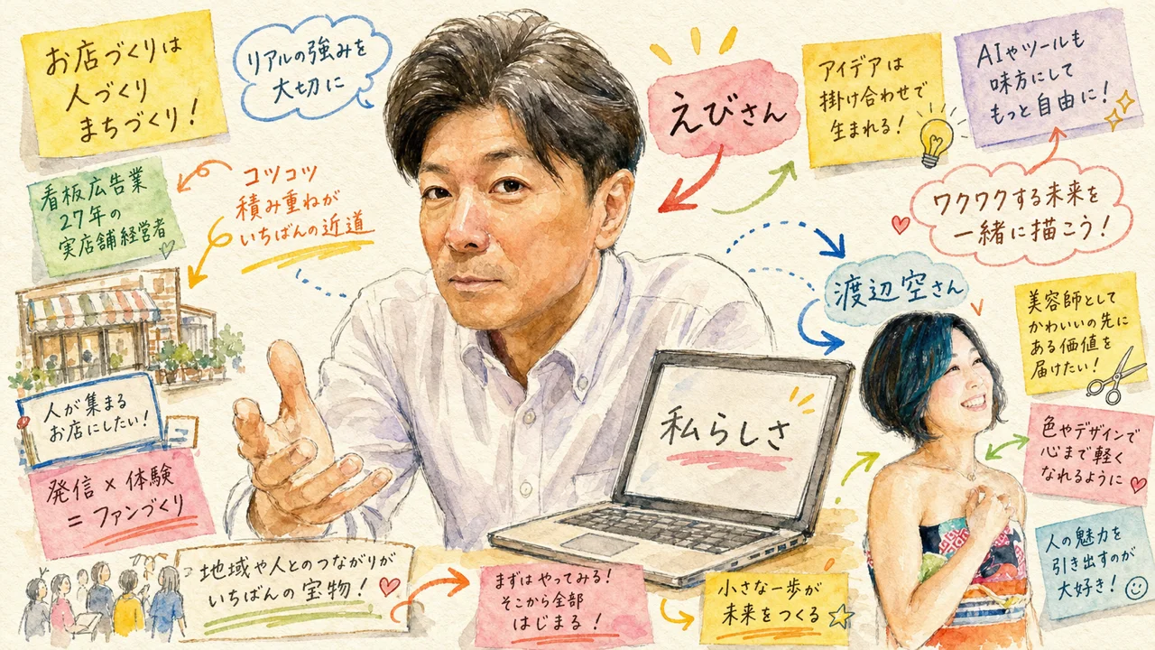 そらさんの二刀流実験 私らしさが出てないと言われた結果 見出し画像