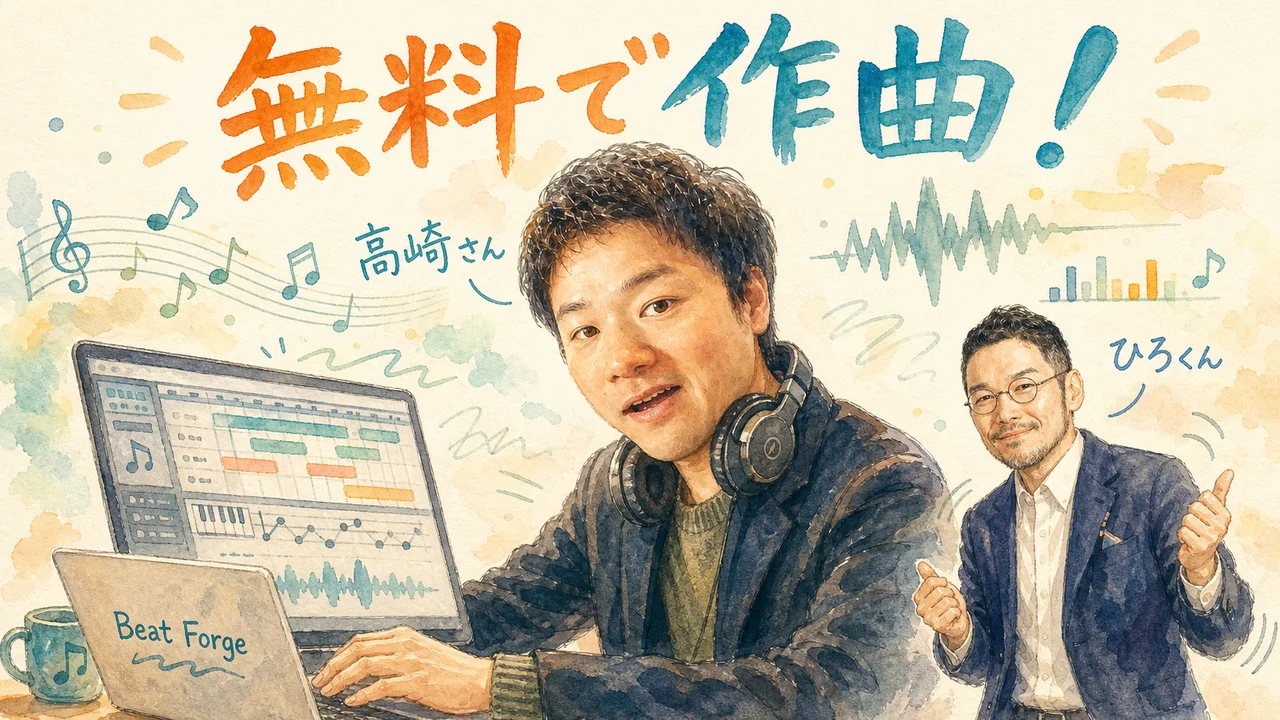 作曲家特化AI Beat Forge 見出し画像