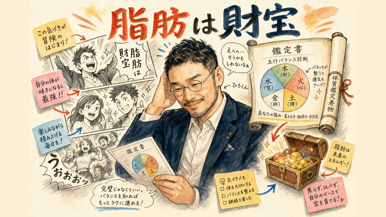 「脂肪は財宝」の漫画、そして鑑定書が言い当てた”提出が遅れる”私の弱さ