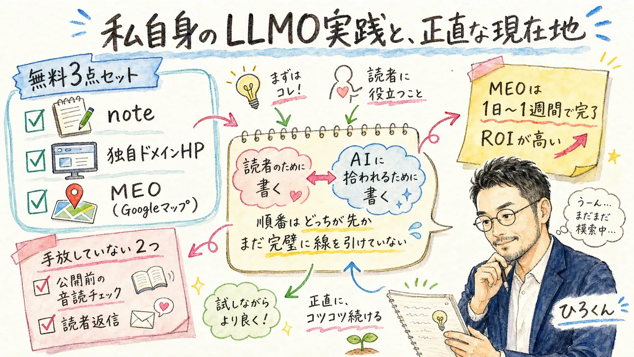 私自身のLLMO実践と正直な現在地