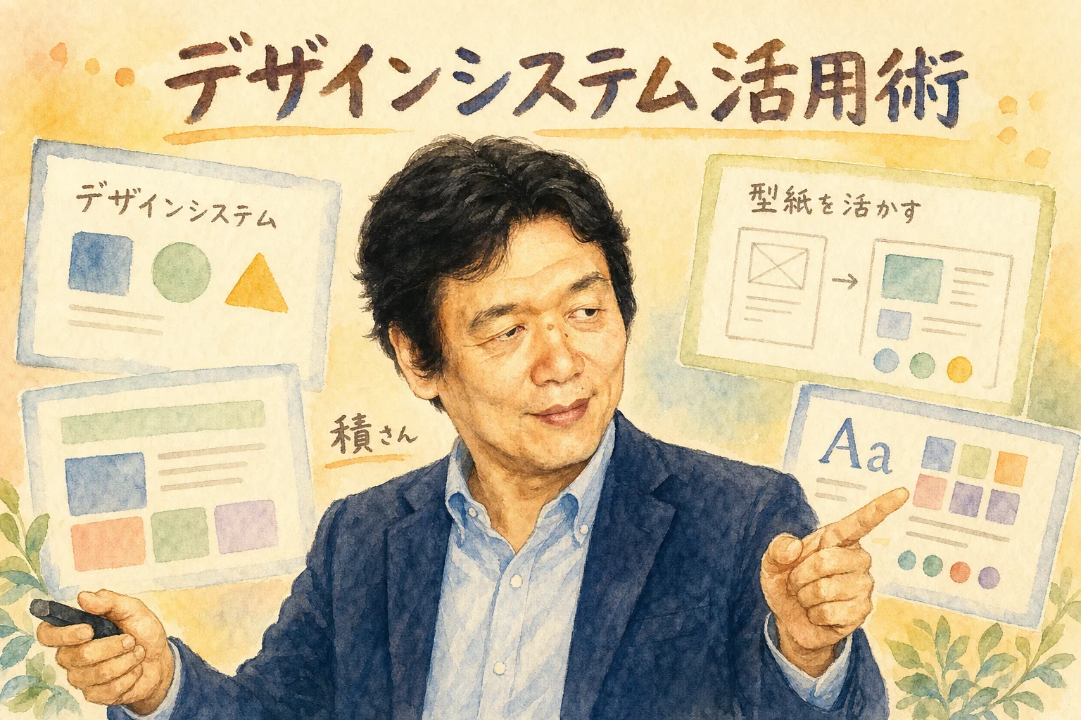 積さんがClaudeデザインシステムを解説するグラレコ
