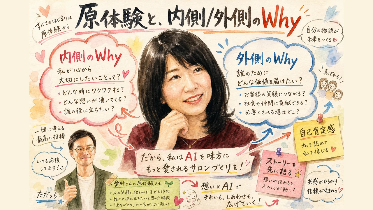 自身の原体験を語る愛紗さん