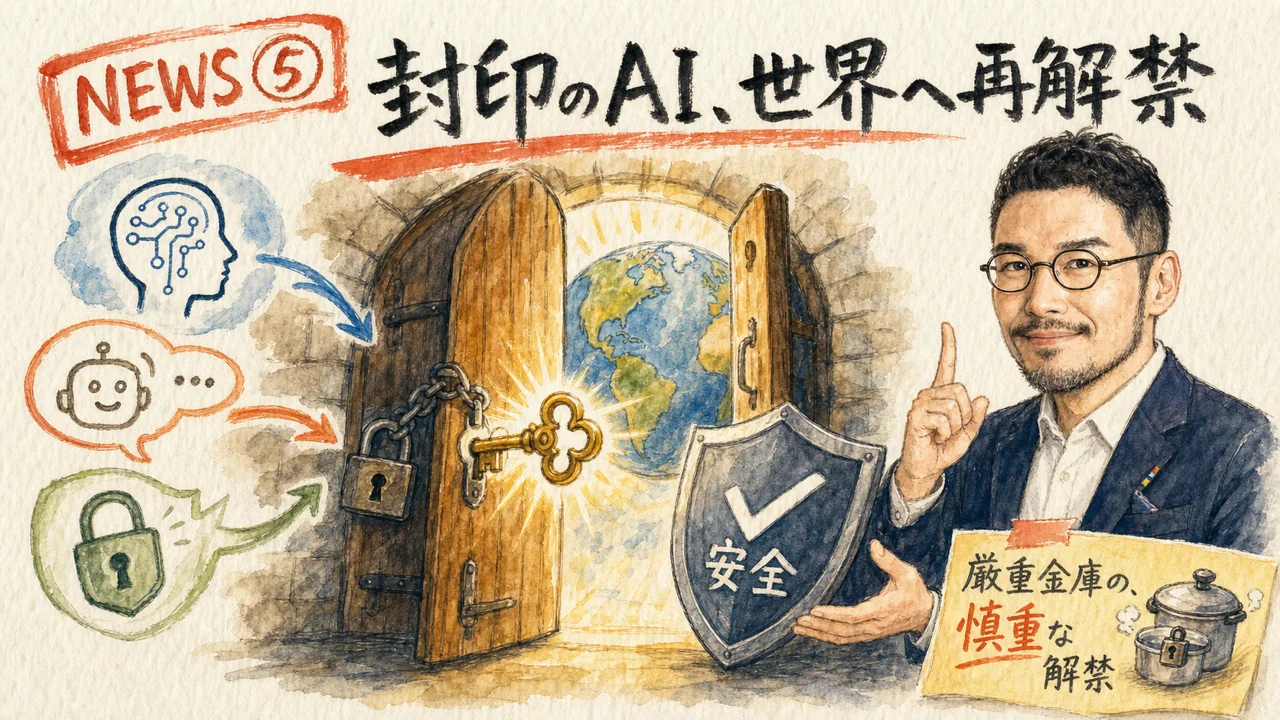 封印されていたAIが世界へ再解禁された図解