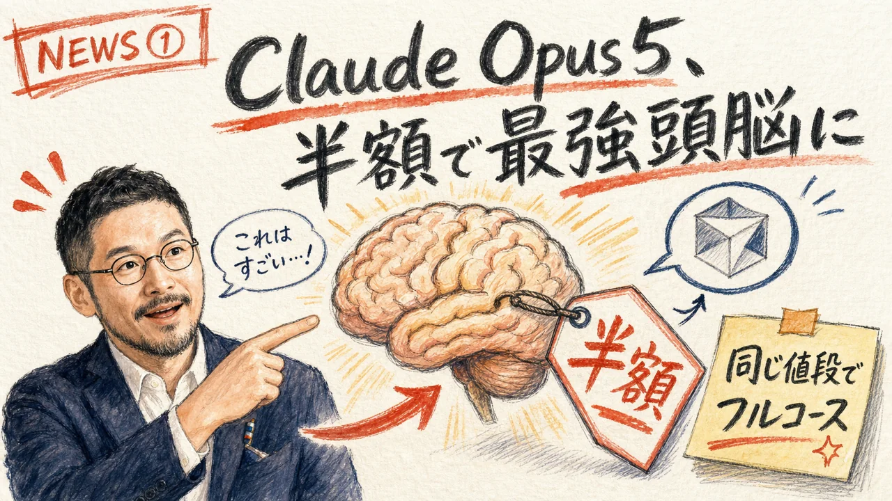 NEWS① Claude Opus 5 正式リリース グラレコ