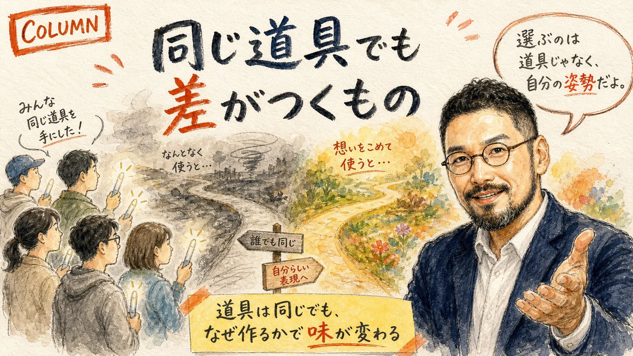ひろくんが『作れる時代の心得』を語るグラフィックレコーディング