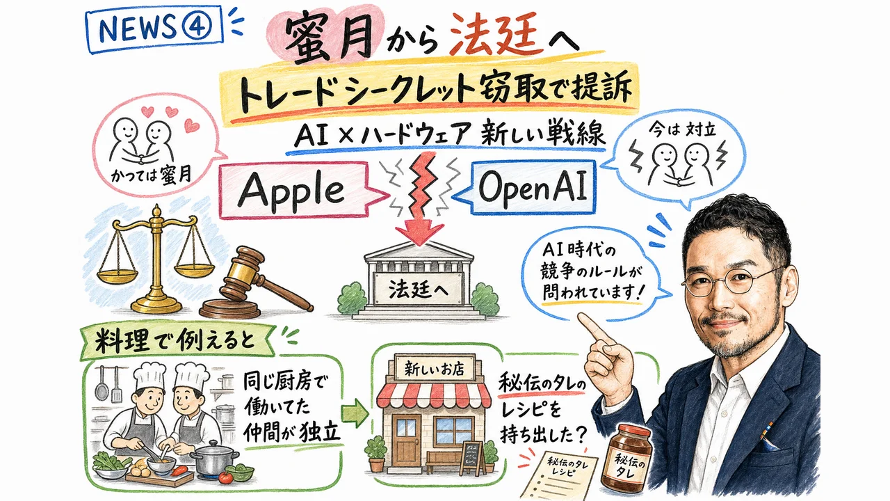 AppleがOpenAIを提訴した図解