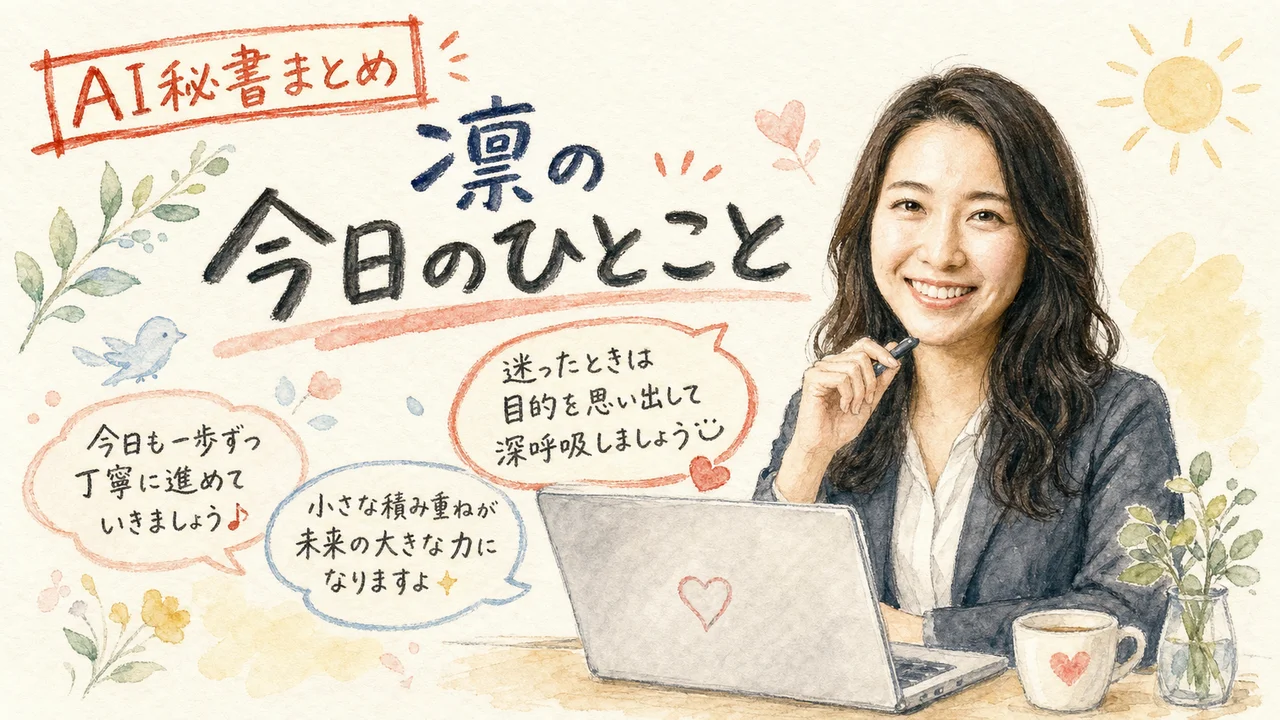 凛の今日のひとこと図解
