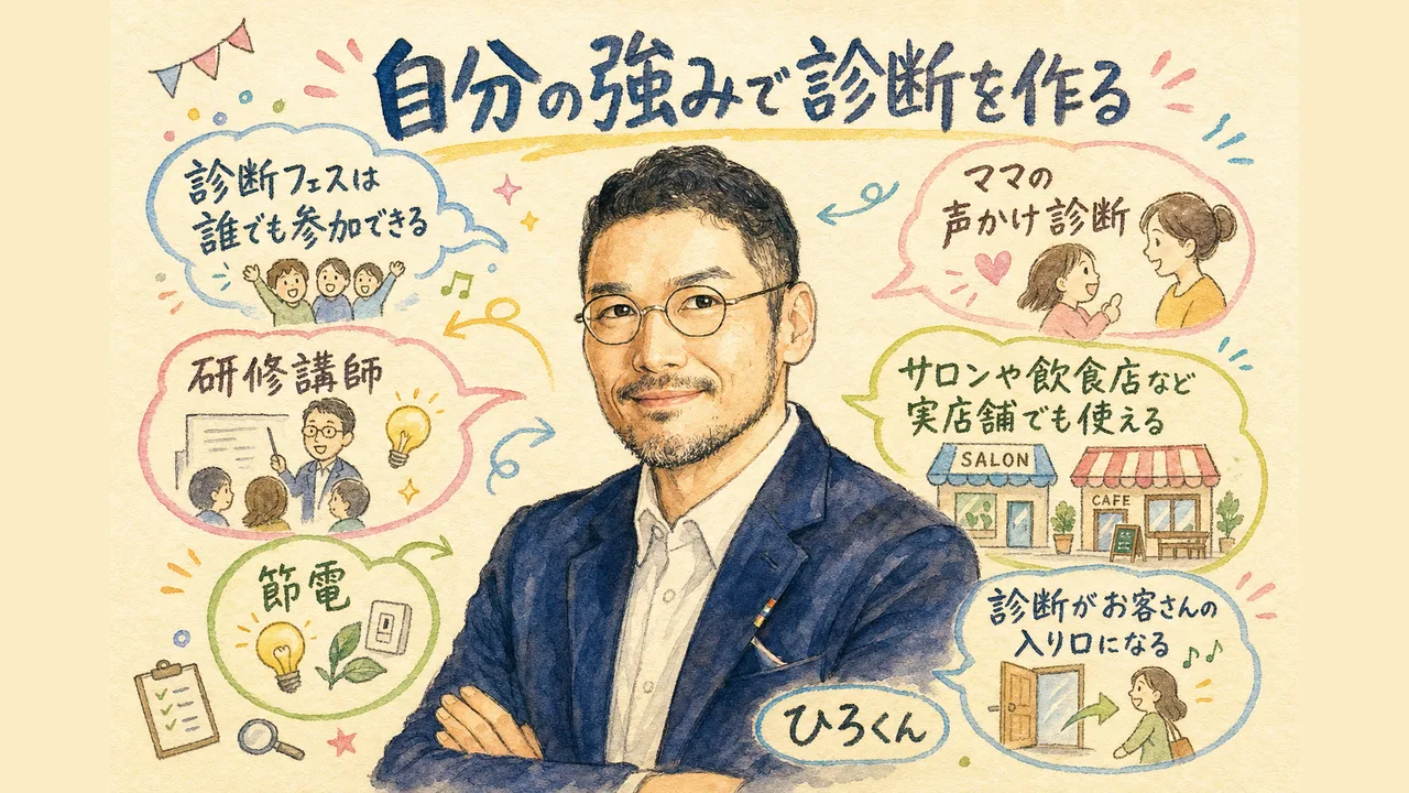 診断フェスは誰でも参加できる — 自分の強みで、自分だけの診断を作る