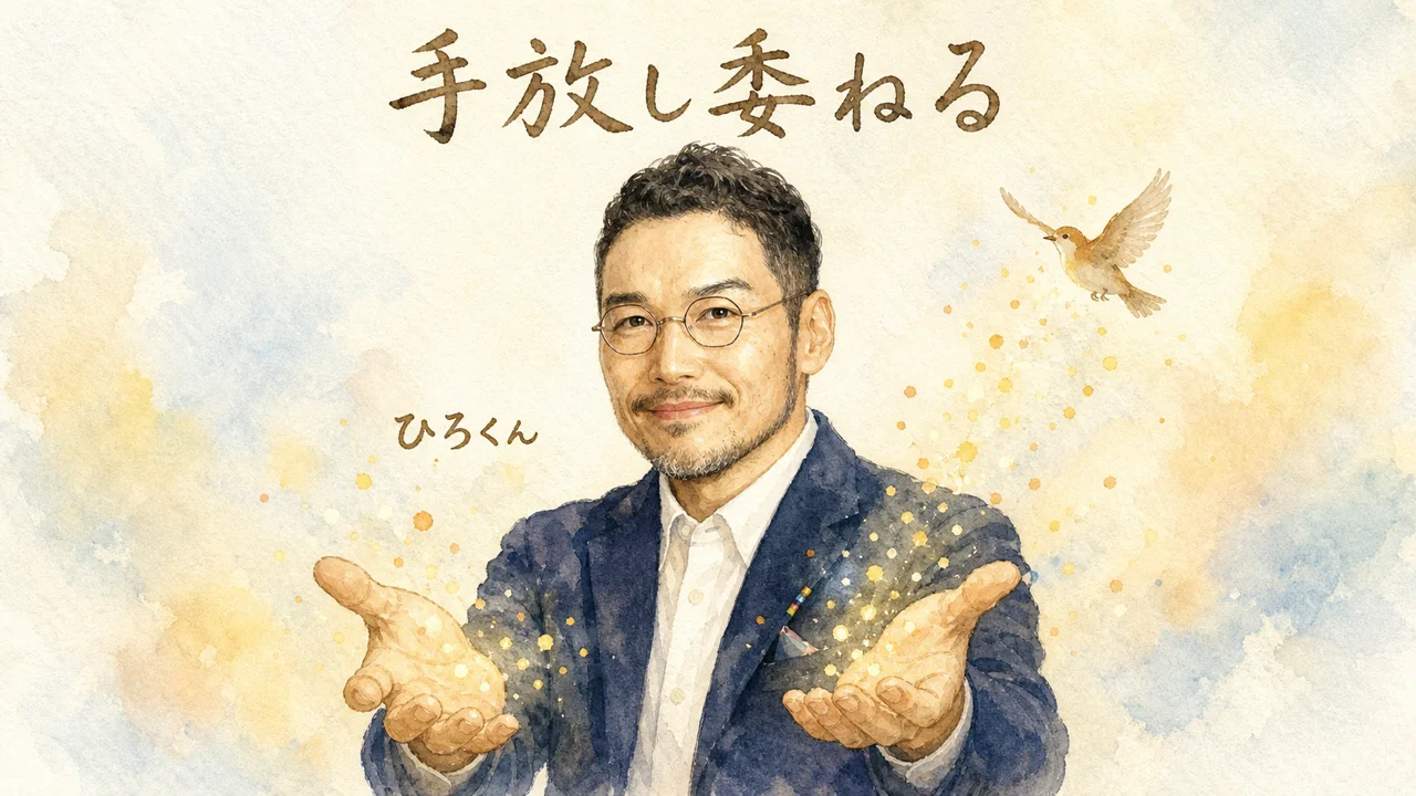 ひろくんコラム:手放し委ねるという宿題