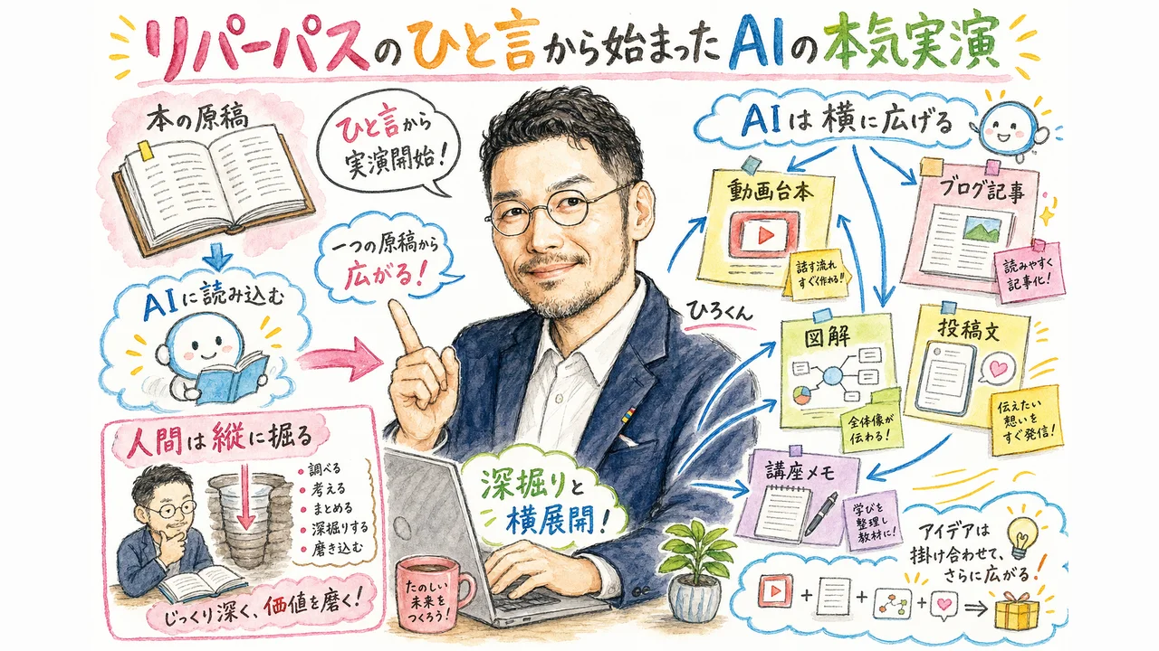 リパーパスのひと言から始まったAIの本気実演