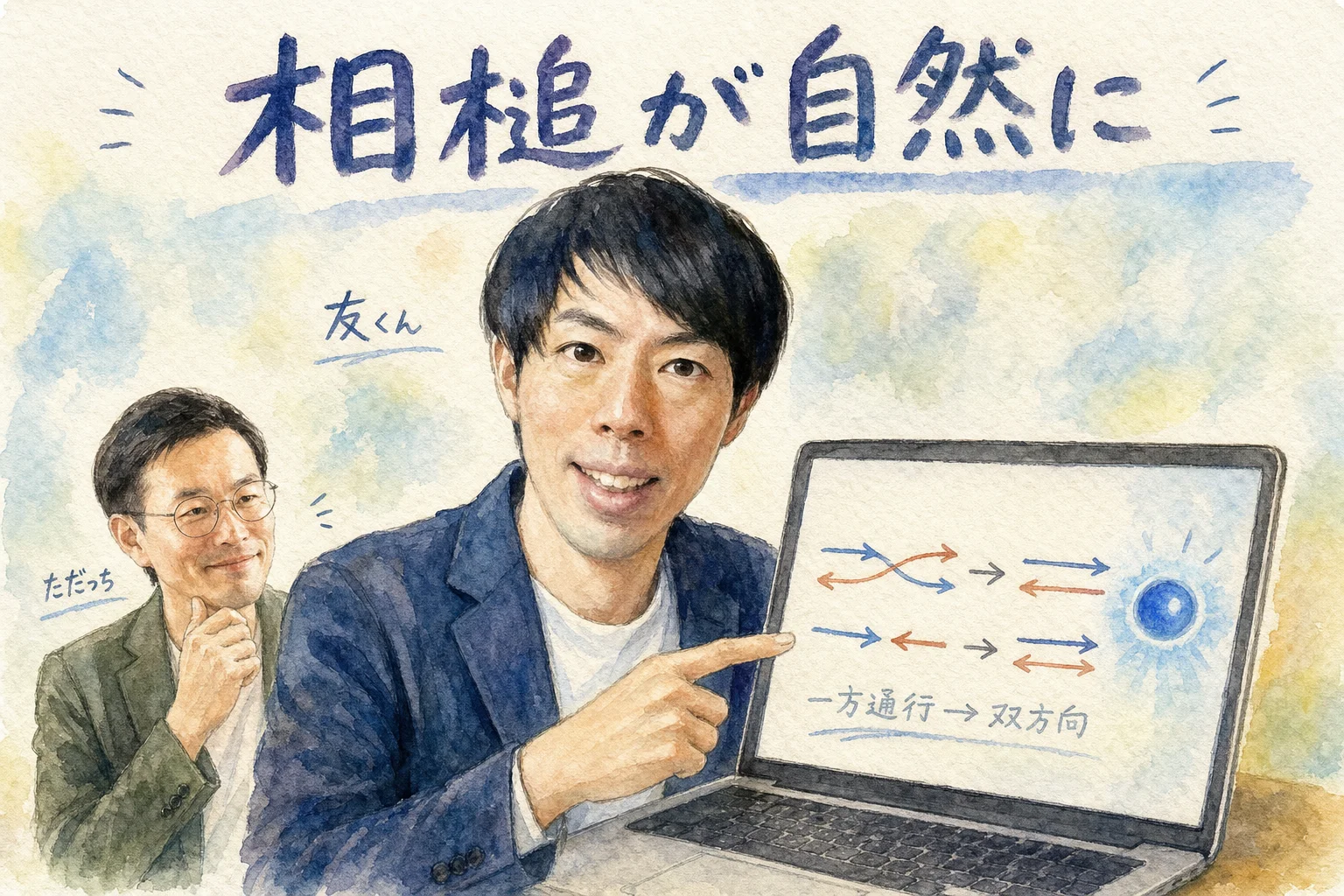 ChatGPT新音声モードLiveの登場を解説する友くんとただっち