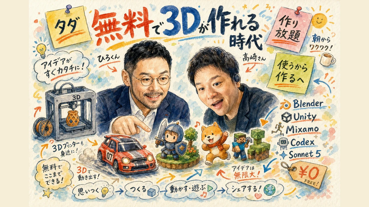 無料3Dツール自作でレーシングゲームを完成させた図