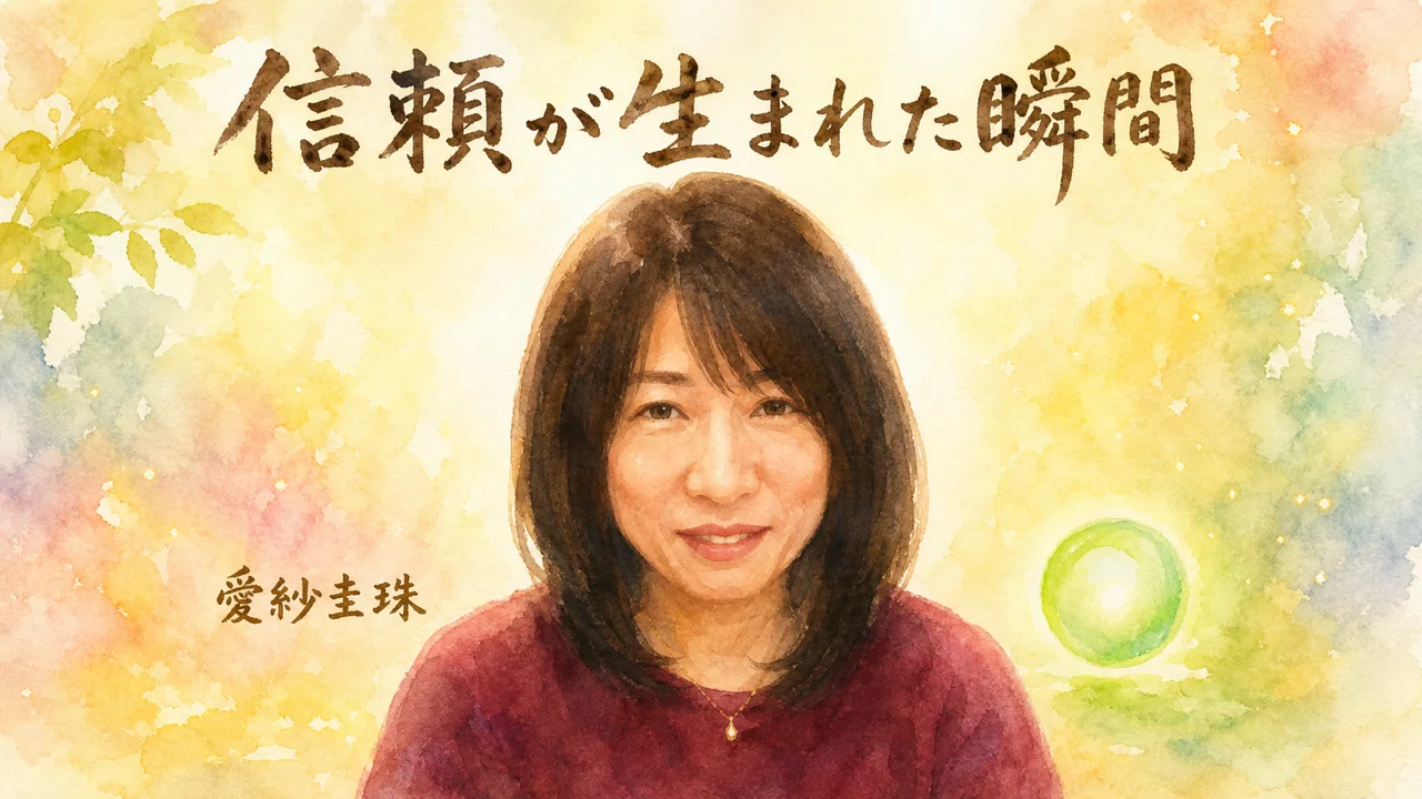 愛紗さんが語る「信頼が生まれた瞬間」——安心・安全な場のつくり方
