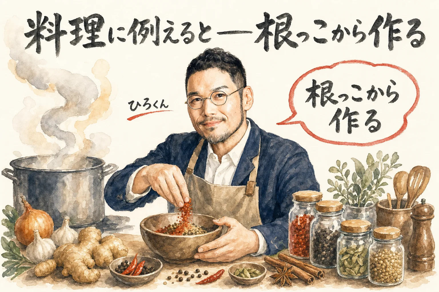 料理に例えると――高崎さんの自作AIツールとひろくんの三方よし共創