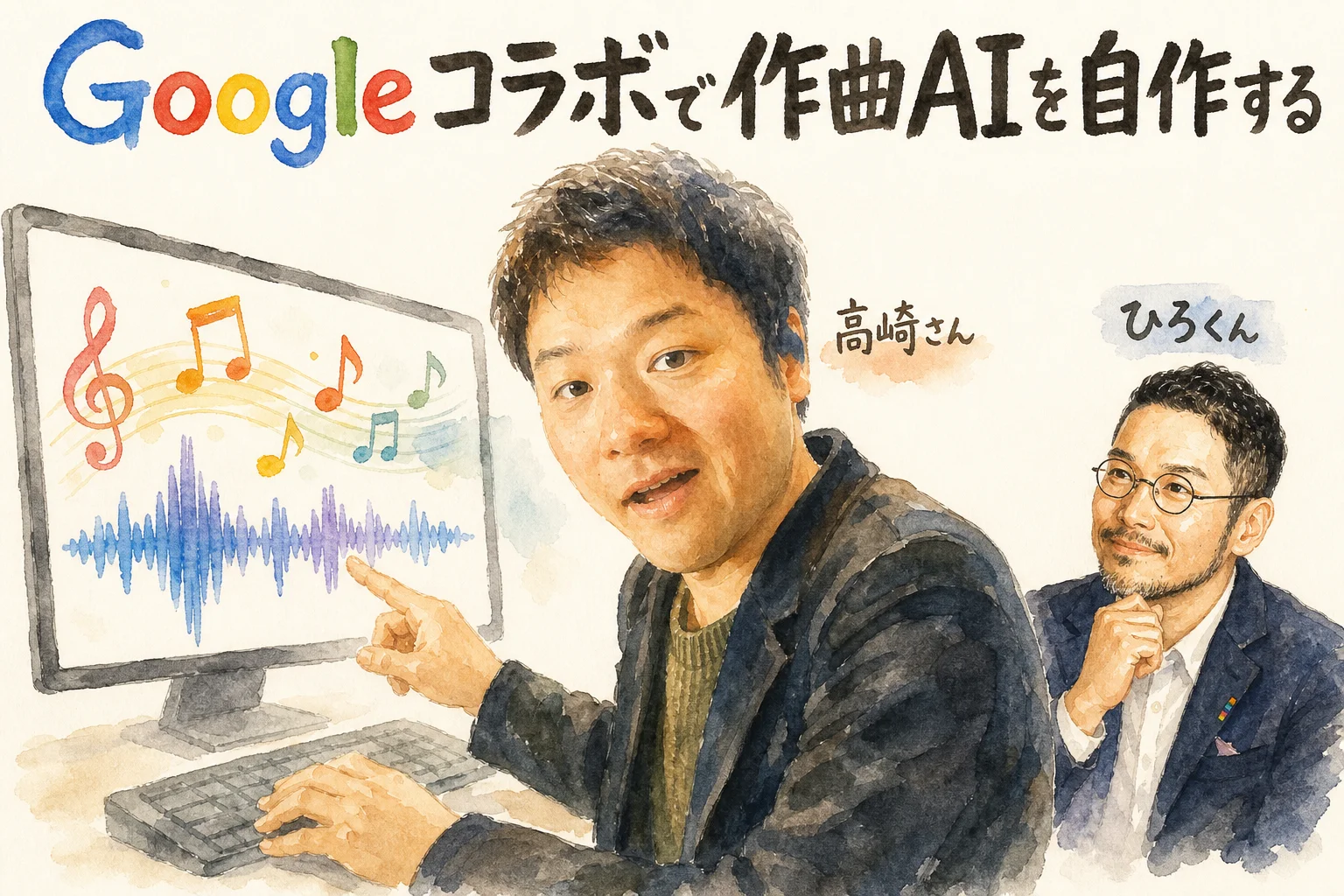 Googleコラボで作曲AIを自作する――「変な単音がチリチリ」から始まった音楽生成の旅