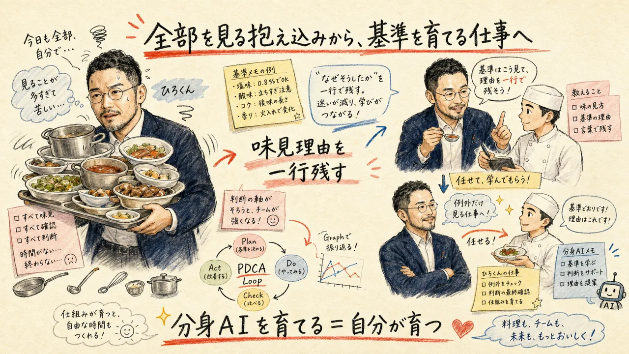 抱え込みOSから委ねるOSへ移るひろくんコラム