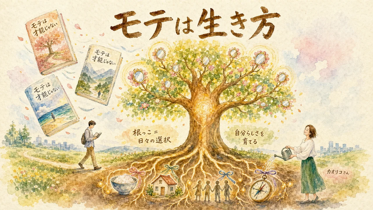 モテは生き方 自分らしさを根っこから育てるグラレコ図解