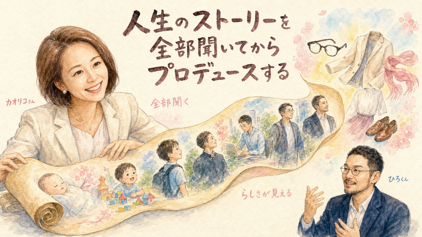 カオリコ流プロデュースは人生のストーリーを聞くことから