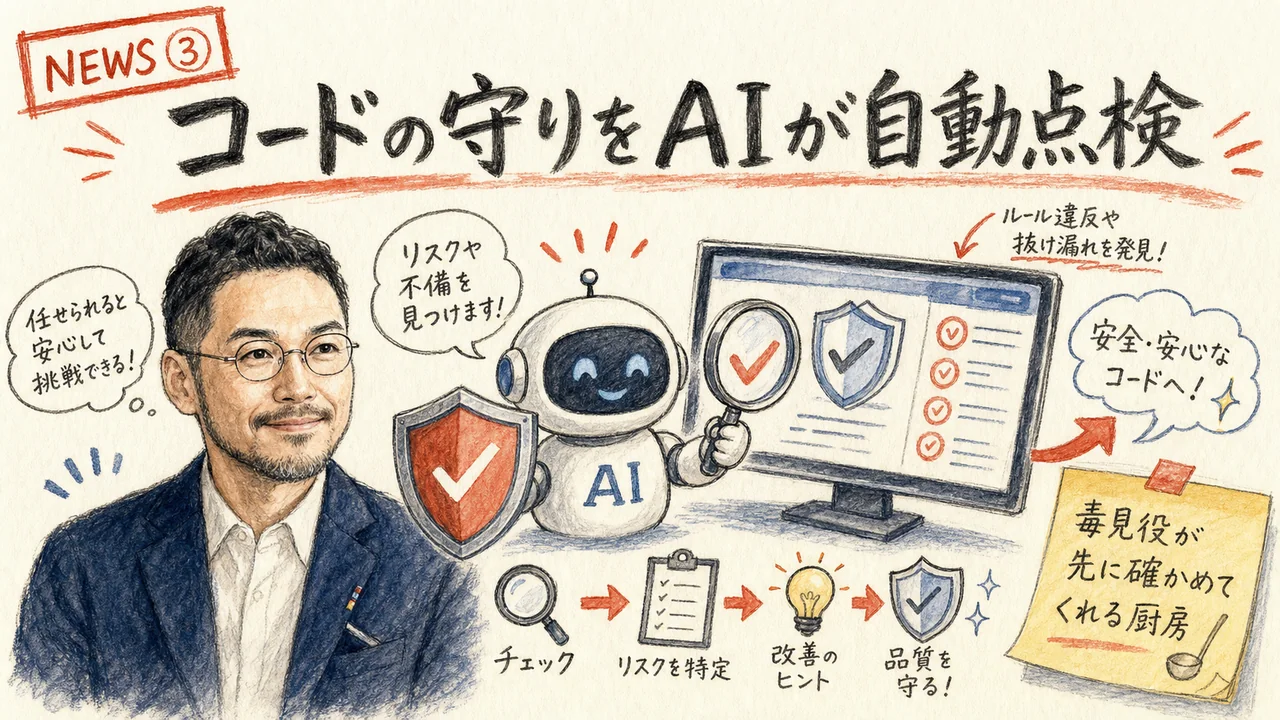 NEWS③ Claude Security 脆弱性スキャン グラレコ