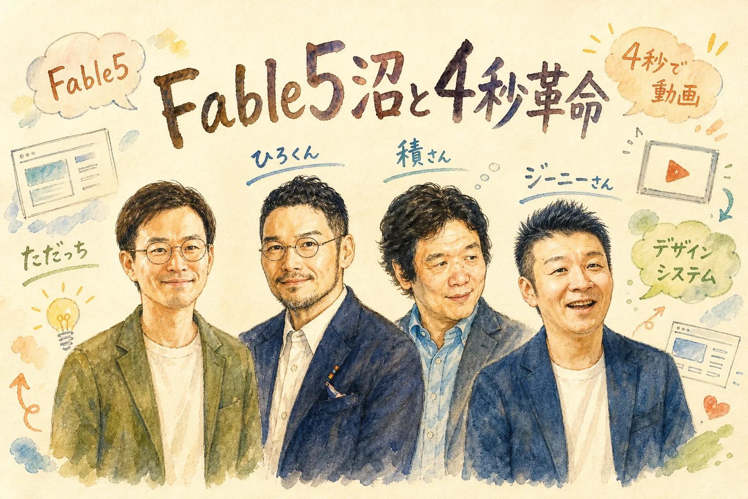 AI生成画像を人間デザイナーが仕上げる様子を示す図解
