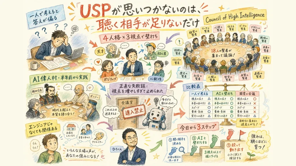 USP記事 図解 overview