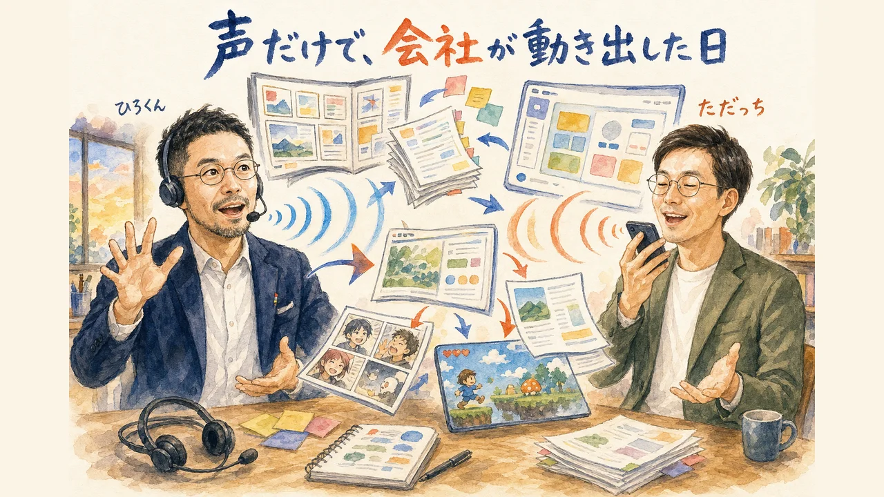 声だけでスライド115枚を生成したLIVEの場面