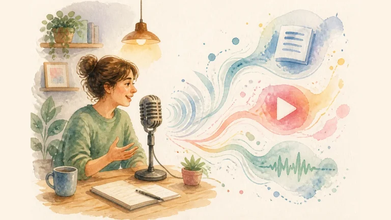 1つの生の声が、複数の形に姿を変えて広がっていく