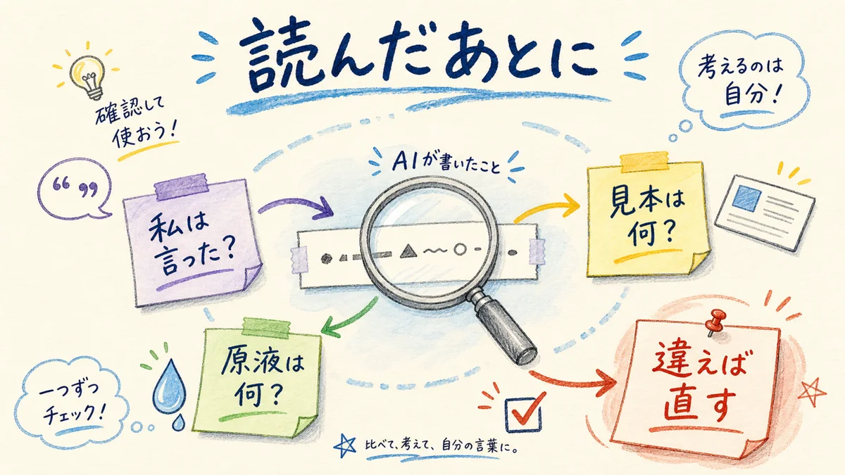 読んだあとにできる小さな一歩
