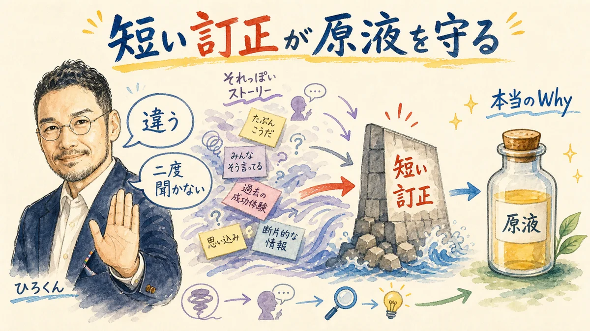ひろくんコラム 原液を守る境界