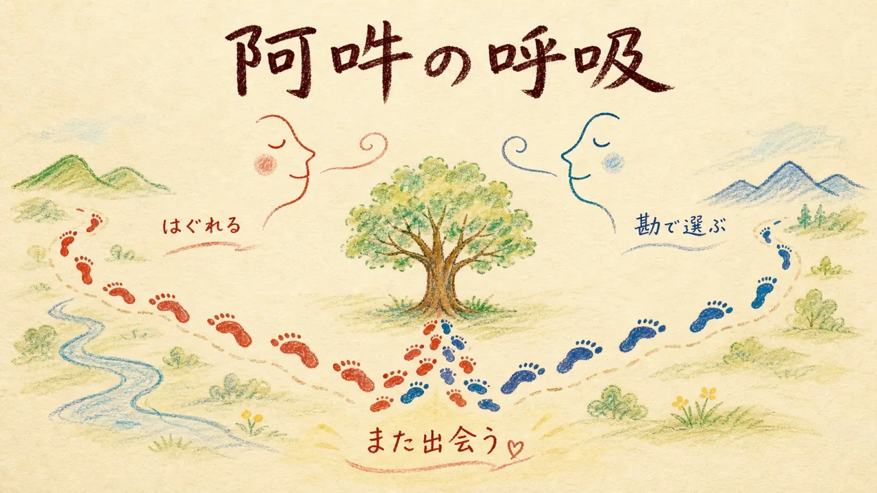 はぐれても同じ場所で再会する阿吽の呼吸