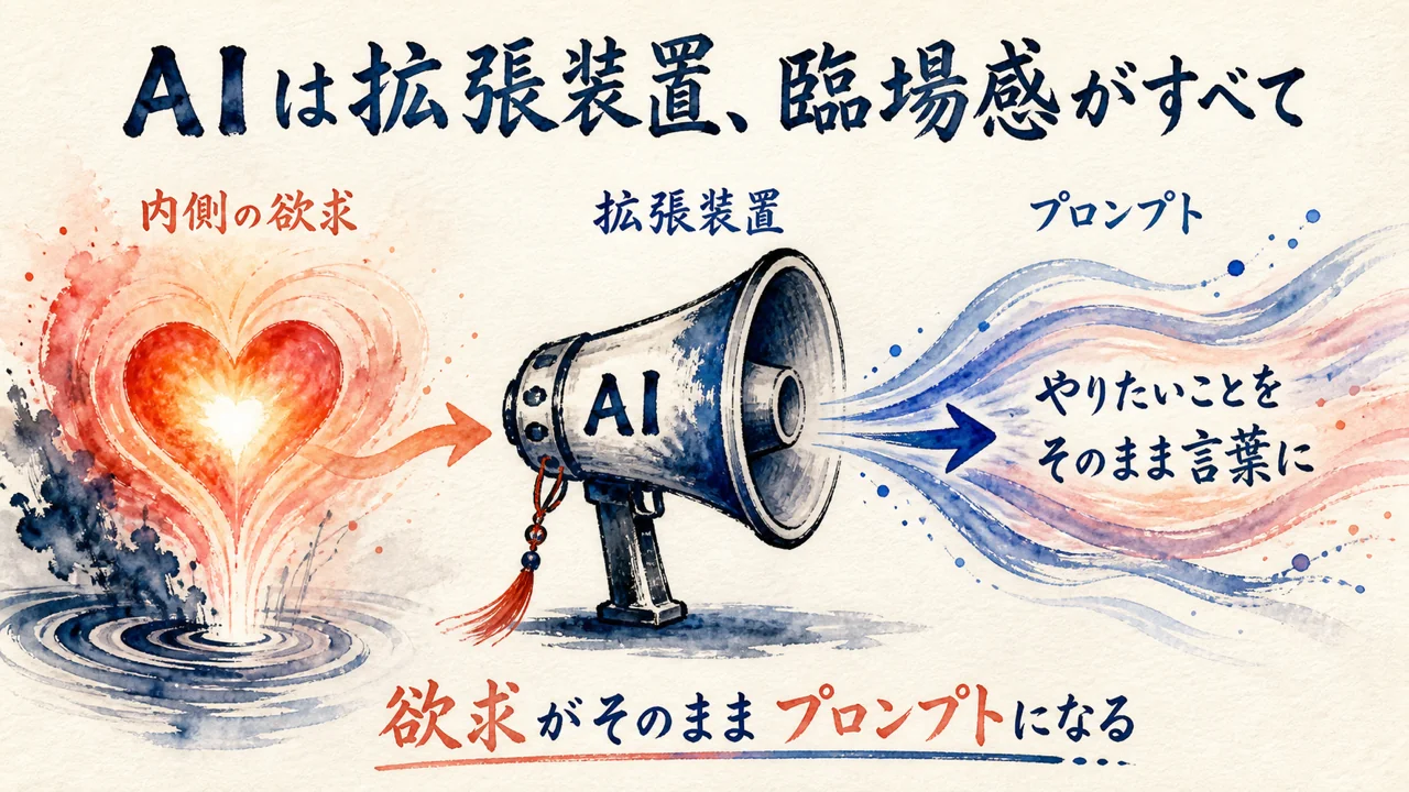 AIは拡張装置・臨場感がすべて