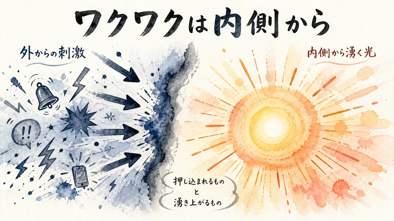 ワクワクは内側から