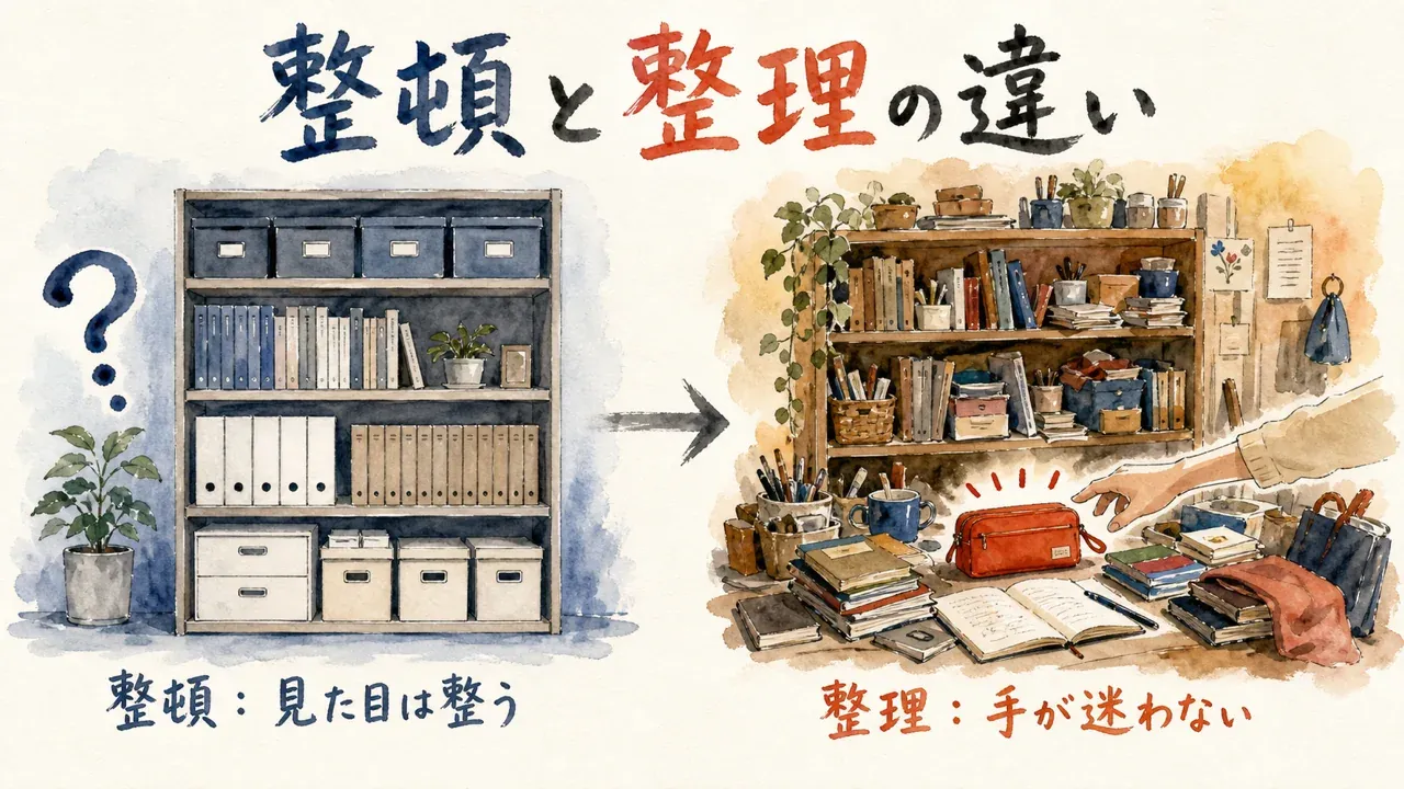 整頓と整理の違い