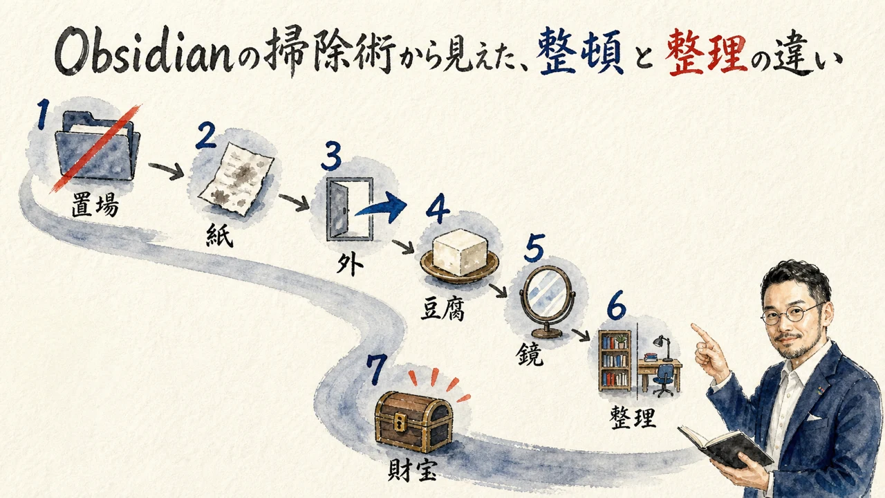 整頓と整理をつなぐ7つの気づきの流れ