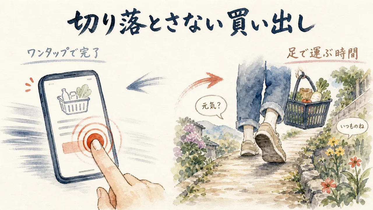 効率で切り落とさない買い出し