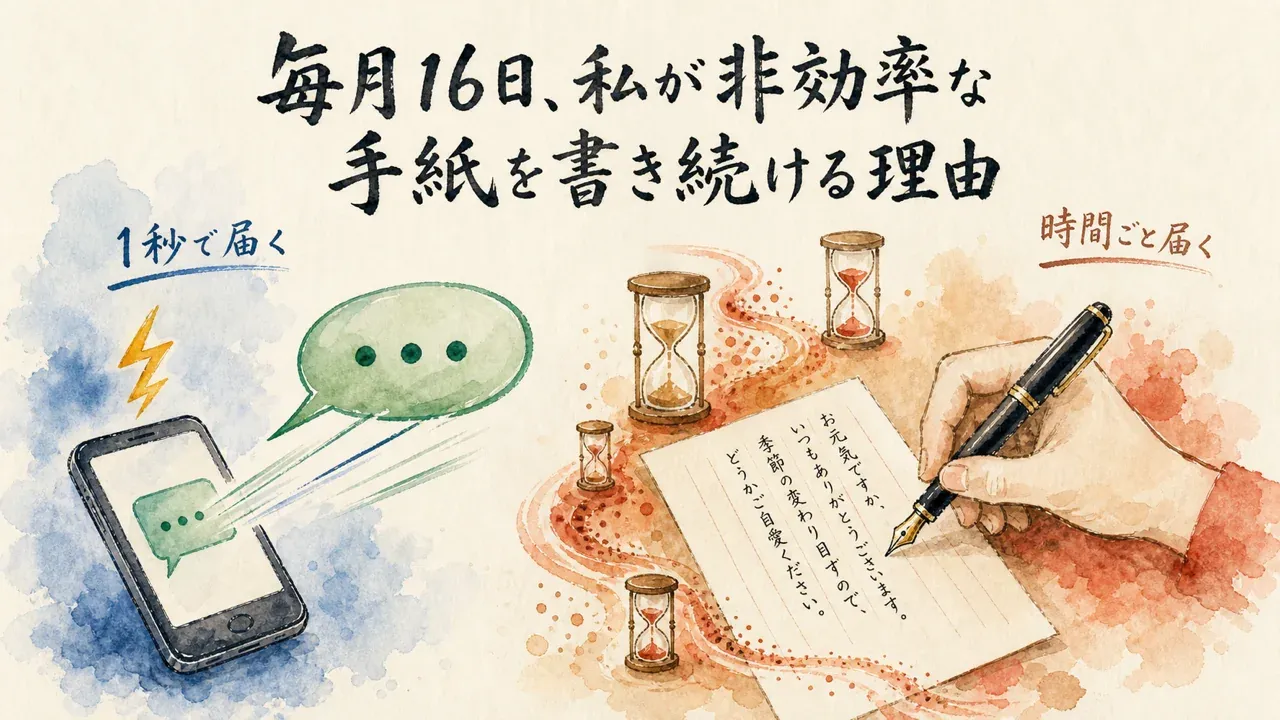 毎月16日の非効率な手紙