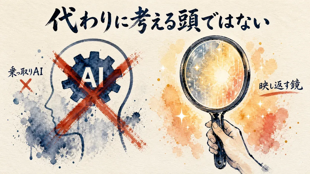 分身AIは代わりに考える頭ではない
