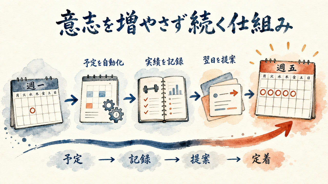 「AI様さまって感じ」——筋トレAIエージェントが予定・記録・提案をつなぎ、週1を週5へ変える