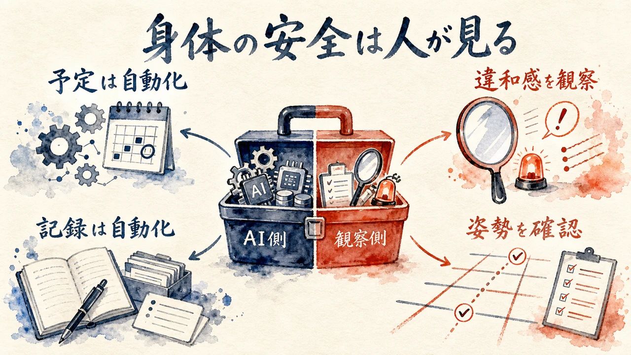 「肩を痛めやすいフォームとか、AIには永遠に分かんないんだよね」——解説の核心、身体は人が見る