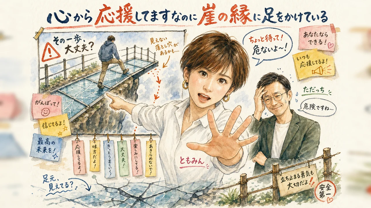 コピーと画像がちぐはぐになる状態を図解する