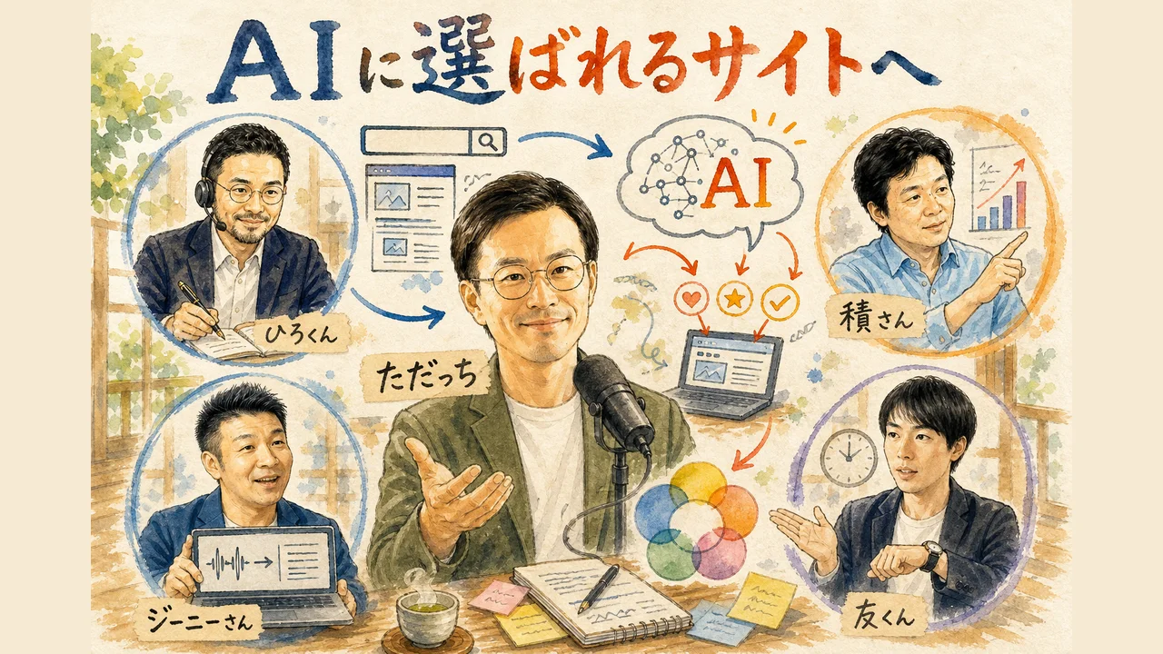検索されるサイトから、AIに選ばれるサイトへ｜日曜朝のAIニュースLIVE