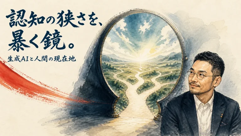 認知の狭さを暴く鏡｜生成AIと人間の現在地